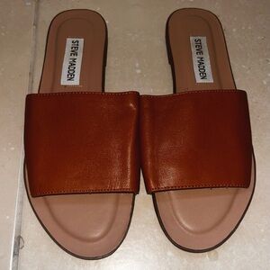 Cognac Steve Madden Sandals